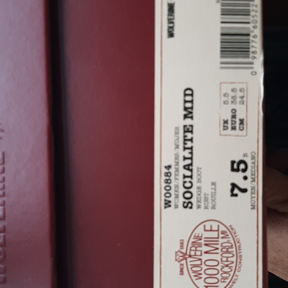 Wolverine 1000 Mile Socialite Demi Wedge Boots (For Women) 8770D-02-size-7.5-M - Picture 3 of 5